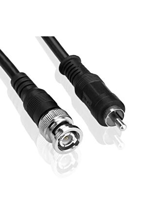 Bnc To Rca Kablo 1 Metre Video Ses Sinyal Taşıyıcı Konnektör