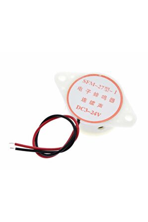 Sfm-27 Dc 3-24v 90db Buzzer Aktif Buzzer Yüksek Beep Ses Üreteci Yüksek Desibel Alarm Uyarıcı
