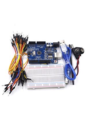 Elektronik Başlangıç Seti Arduino Uno R3 Starter Kit Kutulu 71 Parça