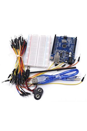Elektronik Başlangıç Seti Arduino Uno R3 Starter Kit Kutulu 71 Parça