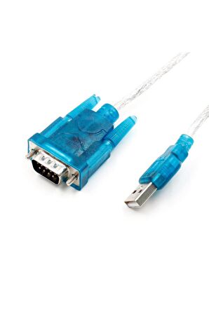 Kablolu Usb To Rs232 Çevirici Ch340 Erkek Db91 Mbps Com Port