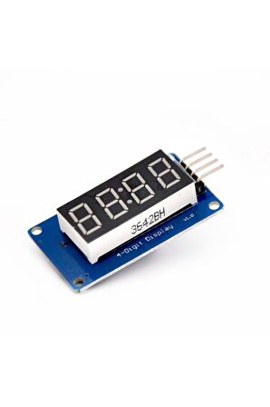 Tm1637 4 Hane 4 Digit Dijital Seri 7 Segment Ekran Saat Iıc