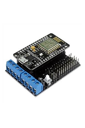 Nodemcu L293d Shield Motor Sürücü Esp8266 Kablosuz Internet Wifi Motor Uzaktan Kontrol Robo
