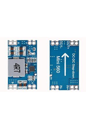 Mini560 12v 4a Voltaj Düşürücü Modül Güç Kaynağı 18v Step Down