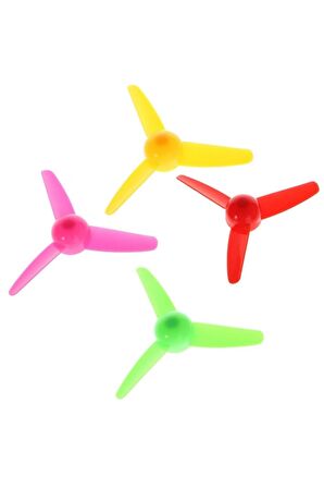 80mm Pervane 3 Kanat Oyuncak Rüzgar Gülü Kürek Botu Motor Rc Dıy