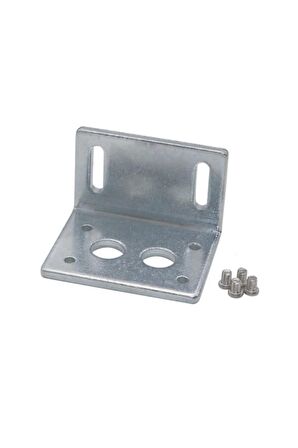 Jgy370 Dc Motor Montaj Parçası Bracket Çelik L Demir Parça