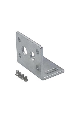 Jgy370 Dc Motor Montaj Parçası Bracket Çelik L Demir Parça