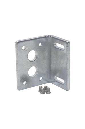 Jgy370 Dc Motor Montaj Parçası Bracket Çelik L Demir Parça
