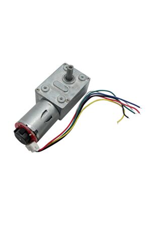 Jgy-370b Dc Motor 12v 30rpm Enkoderli Redüktörlü Hız Okuyucu
