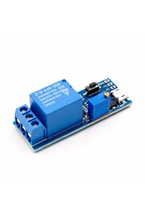 5v-30v Micro Usb Zaman Gecikme Röle Modülü 0-24 Sn Potansiyometre