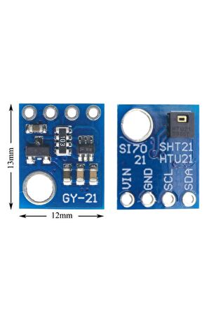 Htu21 Sıcaklık Ve Nem Sensör Modülü-si7021 Sht11 Muadili Sensör