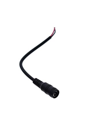 5.5mm X 2.1mm 15cm Adaptör Kablosu Dişi 22awg 80 Derece 300v