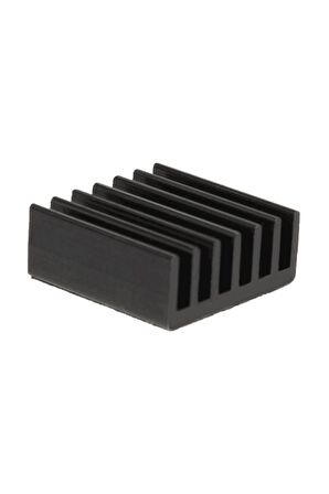 14x14x6mm Aluminyum Soğutucu Siyah Termal Etiket Raspberry Xbox