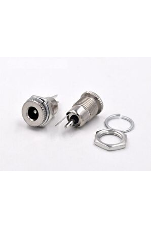5.5 Mm X 2.1mm Dc Güç Soketi Metal Panel Montaj Power Jack
