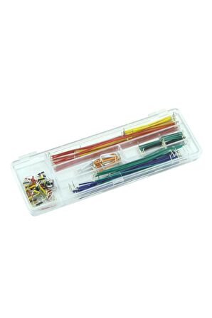 140 Parça Kutulu Kablo Seti - Breadboard 140 Adet Jumper Kablo Uyumlu