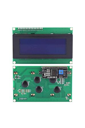 2004a Iıc Seri Kartlı 4x20 Karakter Mavi 2004a Lcd Modül 20x4