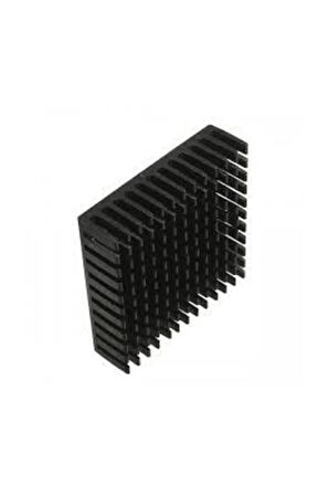 Aluminyum Soğutucu 4x4cm Altın Renk 40x40mm 143 Kanat Pasif Radyatör Peltier