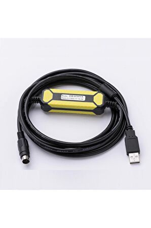 Usb-sc09-fx Plc Sarı Prog. Kablosu Usb Rs422 Mitsubishi Fx Seri