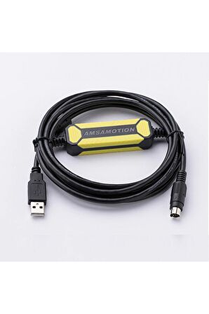 Usb-sc09-fx Plc Sarı Prog. Kablosu Usb Rs422 Mitsubishi Fx Seri