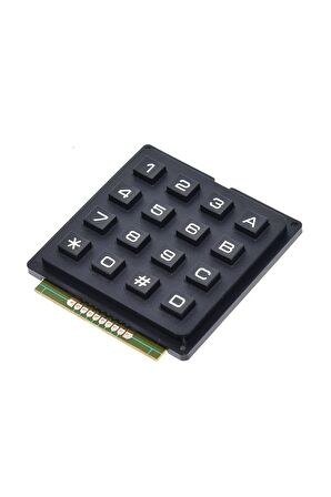 4x4 Matrix Tuş Takımı Keyboard Keypad 16 Buton Alarm Şifre