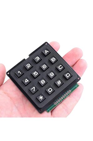 4x4 Matrix Tuş Takımı Keyboard Keypad 16 Buton Alarm Şifre