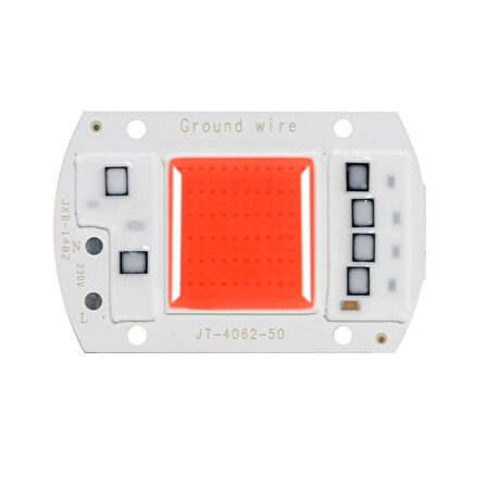 220v 50w Bitki Büyütme Ledi Klemensli Tüm Işık Spektrumlu Fide