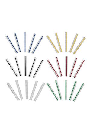 30 Adet 40 Pin Erkek Header Seti 6 Renkli 2.54mm Kırılabilir