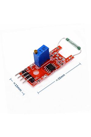 Reed Sensör Modülü Ky-025 Mıknatıs Manyetik Algılayıcı Sensör