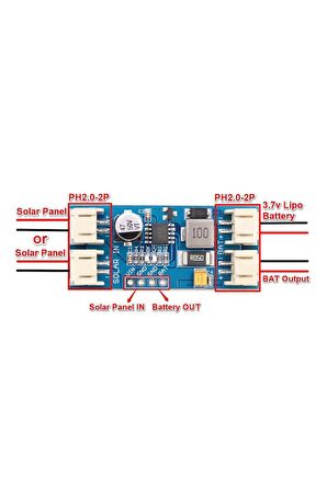 12v Solar Panel Ile 1s 3.7v Lityum Pil Mppt Şarj Kartı Cn3791 Akü