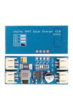 12v Solar Panel Ile 1s 3.7v Lityum Pil Mppt Şarj Kartı Cn3791 Akü