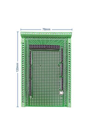Arduino Mega 2560 Terminal Adapter Shield 3.5mm Klemens Genişleme
