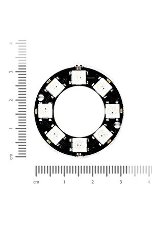 8 Bit Neopixel Halka Ring Ws2812b 5050 Rgb Led Modül Full Color