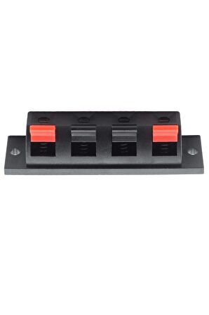 4lü Hoparlör Terminal Soketi Panel Montaj Tip Yaylı Speaker Ses