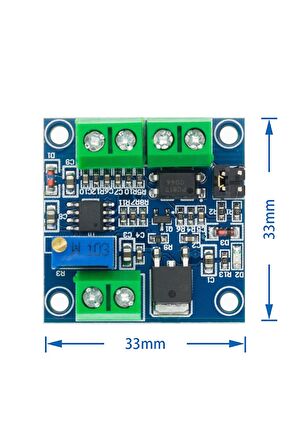 Pwm To Voltaj Çevirici Modül Dijital % 0-100 Pwm Sinyal 0-10v Analog