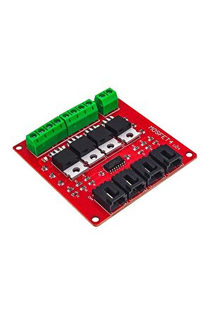 24v 5a 4 Kanal Pwm Kontrollü Mosfet Selenoid Motor Valf Anahtar