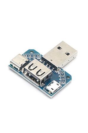 Usb To Type C Micro Usb Erkek Dişi Usb Port Konnektör Şarj Soket