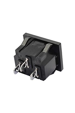 220v 15a Ac Erkek Power Giriş Soketi C14 3 Pin Panel Montaj Tip