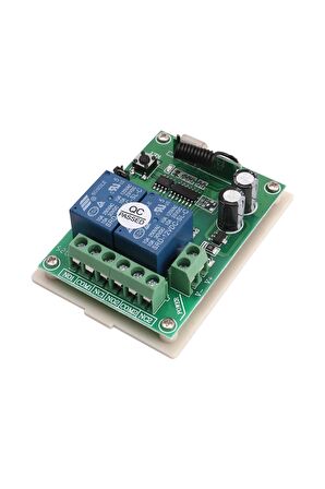 433mhz Rf 1 Kanal Röle Modül Dc 12v Ak-rk01sy Kablosuz Pompa Fan Lamba Perde