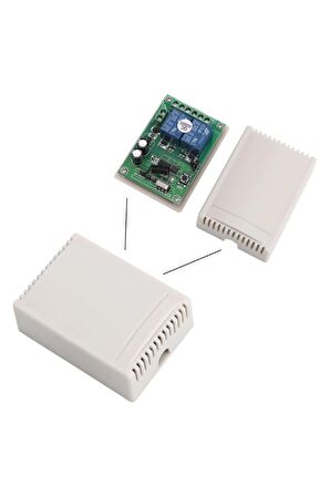 433mhz Rf 1 Kanal Röle Modül Dc 12v Ak-rk01sy Kablosuz Pompa Fan Lamba Perde