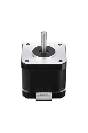 Nema17 Step Motor 1.5a 4ncm 3d Yazıcı Printer Cnc Robotik 1.8 Derece Step Adım Açı 4 Tel 2 Faz D Tip
