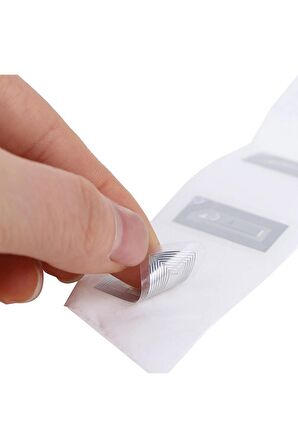 13.56 Mhz Ntag213 Nfc Rfid Etiket Transparan Manyetik Sticker Proximity Göstergeç