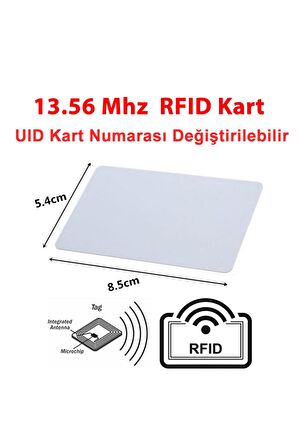 Uıd Değiştirilebilir 13.56mhz Rfıd Manyetik Kart Rfid Proximity Göstergeç Kart 13.56 Mhz Kapı Geçiş