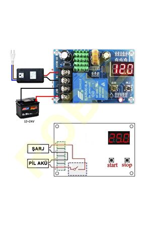 Xh-m604 30a Akü Şarj Kontrol Koruma Modülü 12v 24v Batarya Kurşun Asit Jel Akü