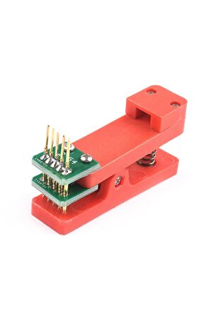 5 Pin Programlama Aparatı 2.54mm Pogo Pin Yaylı Mandal Klips Seri Üretim Entegre