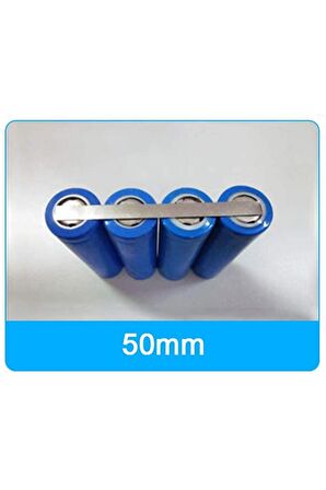 Nikel Tel 6mm X 50 Mm Lehimlenebilir Pil Bağlantı Teli 18650 Lio