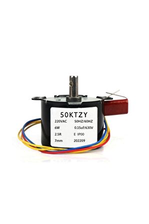 50ktyz 2.5rpm Ac Motor Kuluçka Viyol Çevirme 220v Senkron Metal