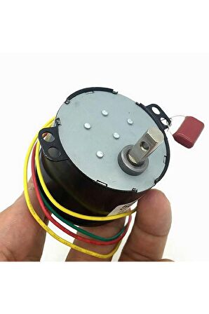 50ktyz 2.5rpm Ac Motor Kuluçka Viyol Çevirme 220v Senkron Metal