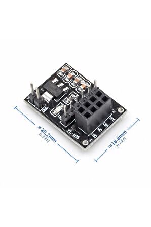Nrf24l01 Adaptör Kart Nrf24l01+pa+lna 8 Pin Dönüştürücü Devre 12v