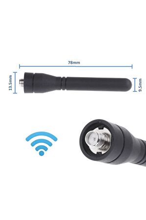 2.15db Anten Sf20 400-470mhz Sma Dişi Rf Kablosuz Haberleşme Telsiz