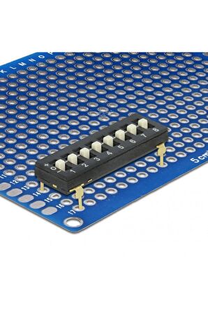 Tristate 8li Dip Switch 8 Pin Siyah Anahtar Açık Kapalı Seçim Adres Ayar + Off - Pull Up/down
